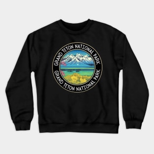 Just Wanna Hike at The Grand Teton National Park Crewneck Sweatshirt